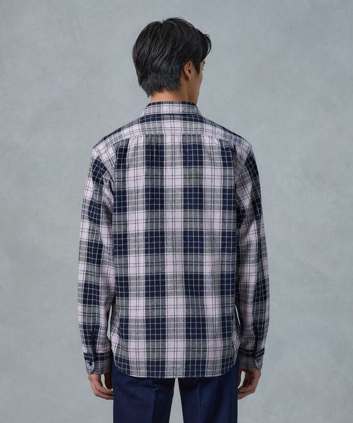 MXLS1002 ORIGINAL TWILL CHECK SHIRT,RED, medium image number 4