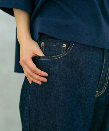 STPT6003 11.5oz PANEL JEANS【WOMEN'S】,LIGHT INDIGO, small image number 15