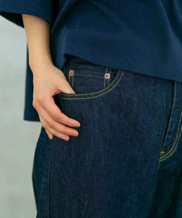 STPT6003 11.5oz PANEL JEANS【WOMEN'S】,LIGHT INDIGO, medium image number 15