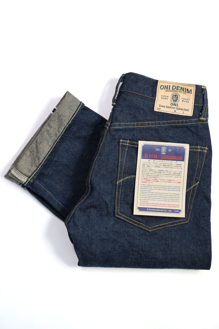 ONI288-Ishikawadai 15oz Ishikawadai Denim Regular Straight,, medium