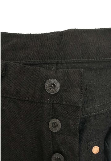 ONI200CCD-BKBK 15oz Crushed Concrete Denim Black x Black Kabuki Selvedge Wide Straight,, small image number 4