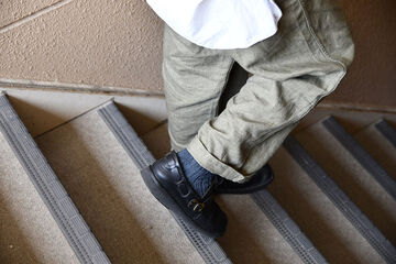 NK0901 Luxury Cotton Rib Socks,DENIM, small image number 8