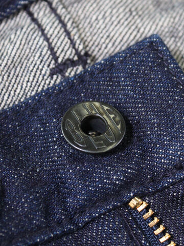 Japan Blue JB0304 12.5oz African Cotton Brown Mixed Selvedge Baguettes Slim Tapered (One Washed),, small image number 1