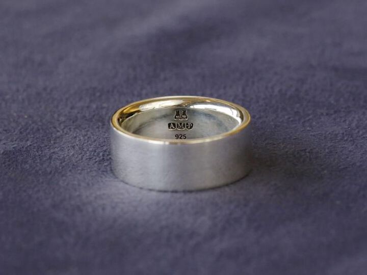 HYJK-209 Flat Silver Trip Ring,, medium image number 2