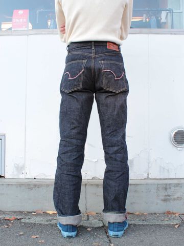 ONI-022NIXX-SV 15.5oz Natural Indigo XX Relax Straight with Selvege Arcuates,, small image number 2