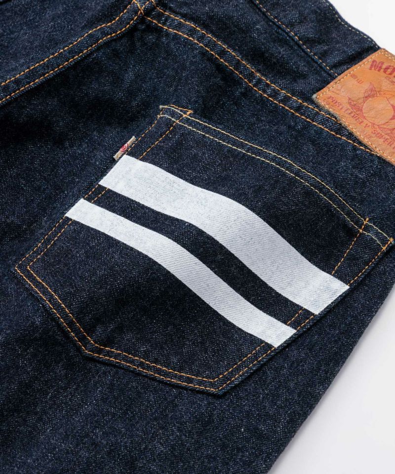 DENIMIO | MZSP1006 GTB 13oz DENIM CLASSIC MIDDLE STRAIGHT SHORTS