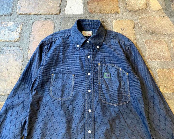 GZ-SBDKN-0310 Graphzero standard button-down L / S shirt Kendo BL,, medium image number 2