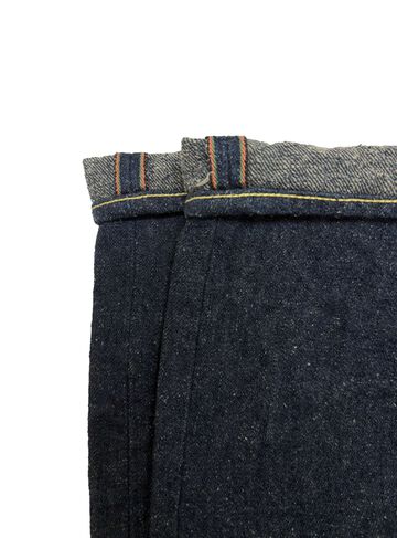 ONI288CCD-GOLV 15oz Crushed Concrete Denim Weft: Grayish Olive Kabuki Selvedge Regular Straight,, small image number 10