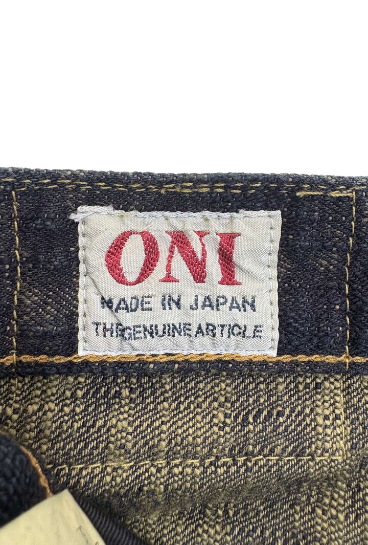 ONI-277Bumpy-草木 (Kusaki) 17oz Bumpy Denim Just Right Straight,, medium image number 9