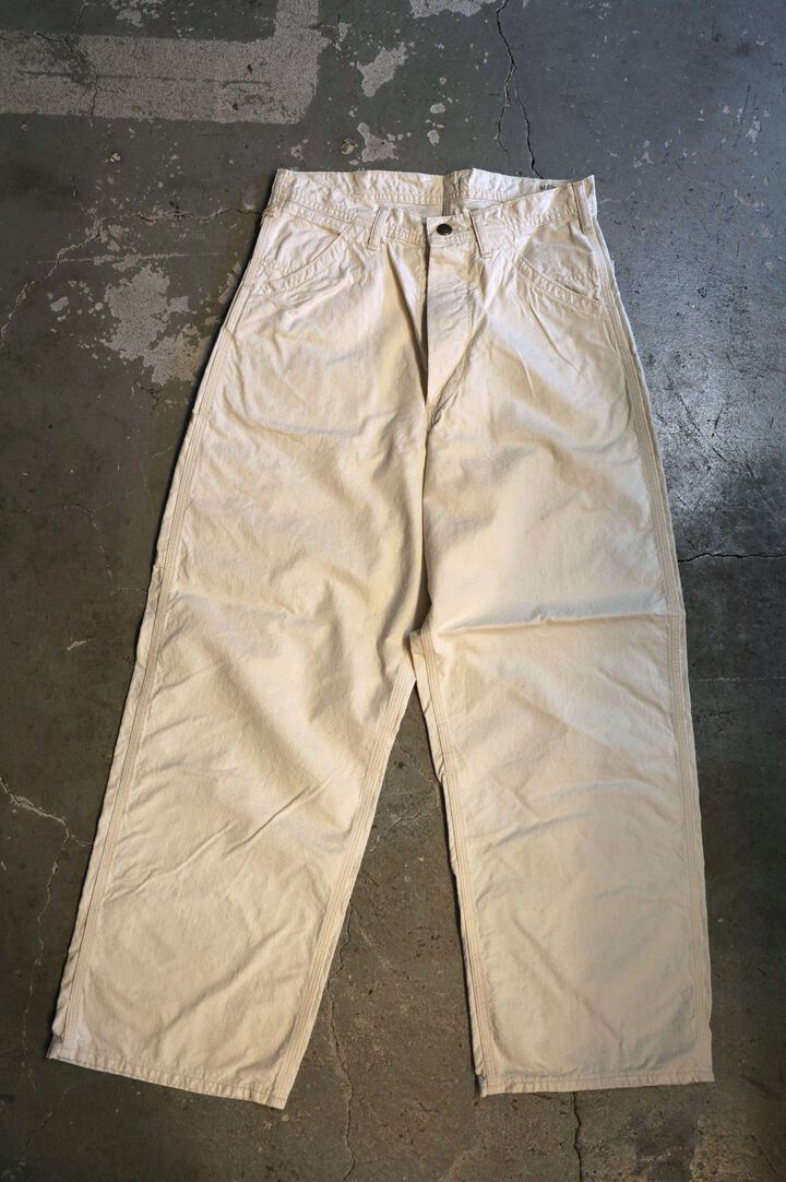 01-5126-66 30s Wide Fit Painter Pants Ecru,, medium