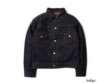 2505 13.5OZ AUTHENTIC DENIM 2ND TYPE JACKET-One Washed-44,, small image number 0