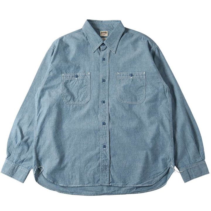 BR-25340 NAVAL SHIRTS PT,LIGHT INDIGO, medium image number 1