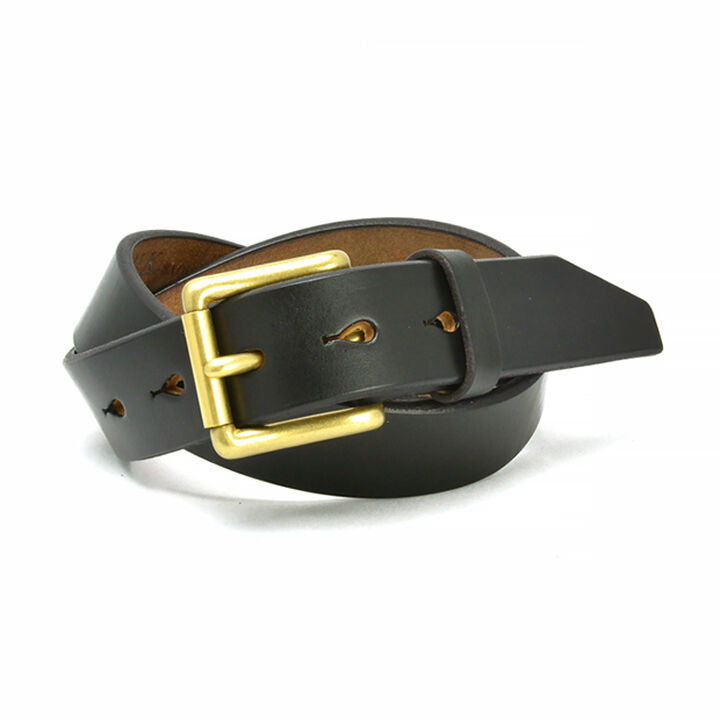 EGB40137AB Belt Men's Leather UK saddle leather 40mm width harness belt