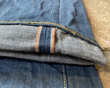 GZ-1917S3 13oz Nippon Cotton Organic Cotton Slim Straight Jeans (INDIGO, KAKI)-INDIGO-33,INDIGO, small image number 13
