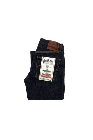 ONI288CCD-MOCA 15oz Crushed Concrete Denim Weft: Moca Regular Straight,, small image number 1