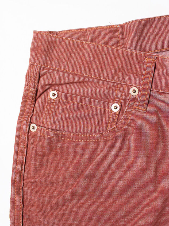 JB2101 TC CORDUROY ANKLE CUT SLIM STRETCH (Bordeaux),, medium image number 4