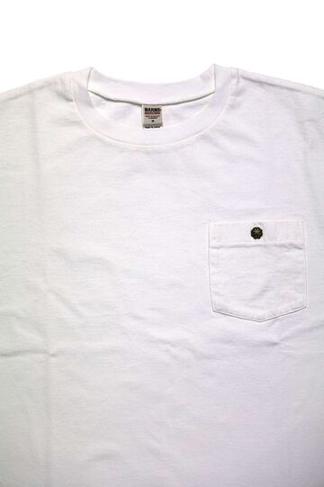 BR-25315 BIG COZUN 14/- COZUN Apollo Concho 9 sleeves T-Shirt 【Button Works】,WHITE, small image number 0