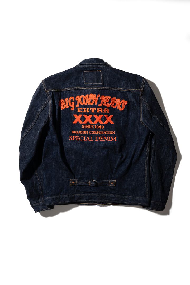 XX601 (SP4) "XXXX-EXTRA" EMB DENIM JACKET 15.8OZ ORGANIC COTTON