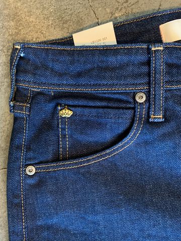 LB102K DENIM WIDE STRAIGHT (One washed)-One Wash-28,, small image number 4