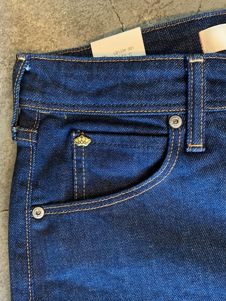 LB102K DENIM WIDE STRAIGHT (One washed)-One Wash-28,, medium image number 4