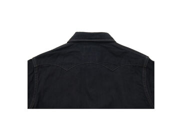 SP-124 8oz 45th AMAMI DOROZOME x INDIGO Denim Shirts,DARK BROWN, small image number 7