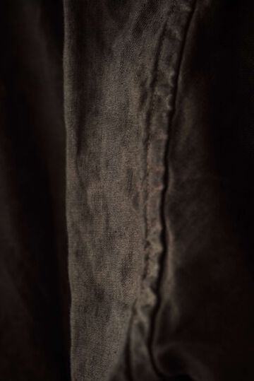 244SH08 Natural Dyed Linen / The Shirts,SUMI, small image number 7