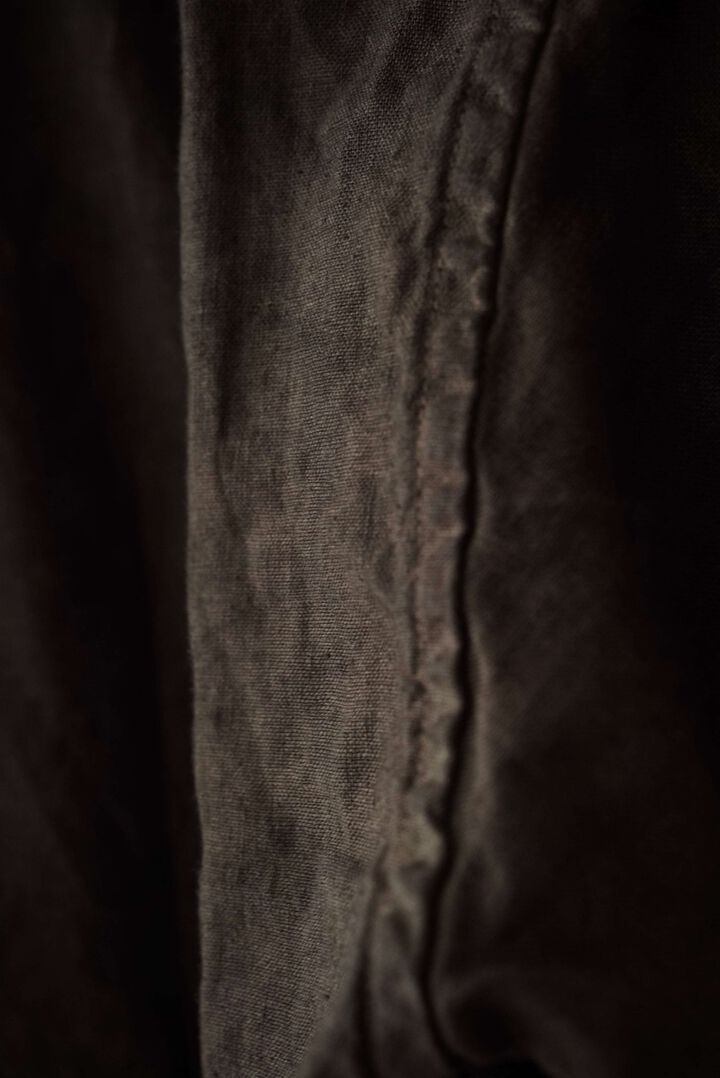 244SH08 Natural Dyed Linen / The Shirts,SUMI, medium image number 7