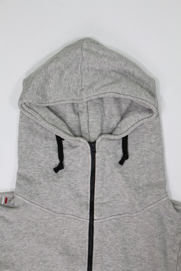 ZU2005O Loop wheeled Tsuri-ami grey "ZUIEN" hoodie-XL,, small image number 14