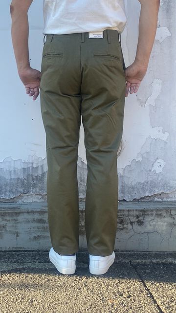 F0514 NARROW U.S TROUSERS TAPERED-OLIVE-3L,OLIVE, small image number 10