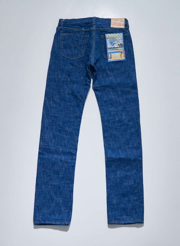 S710XX17OZ-SLB 17oz "MURAKUMO" SLUB SLIM STRAIGHT JEANS,, medium image number 2