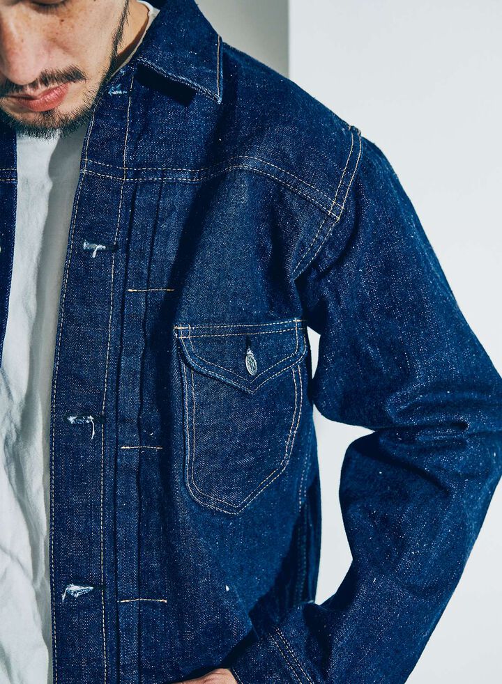 S101AX-SAKURA 18oz "AI PLUS-SAKURA" DENIM JACKET,, medium image number 6