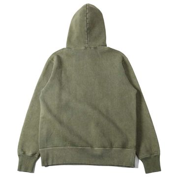 BR-3007PG "STANDARD" 30/7 COZUN Pullover Hoodie Pigmentdye (KHAKI),KHAKI, small image number 1