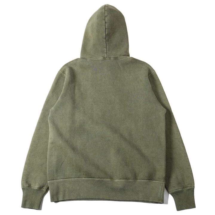 BR-3007PG "STANDARD" 30/7 COZUN Pullover Hoodie Pigmentdye (KHAKI),KHAKI, medium image number 1