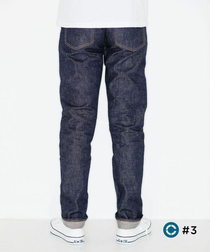 J304 CIRCLE straight 12.5oz African cotton vintage Selvedge(One washed),, medium image number 2