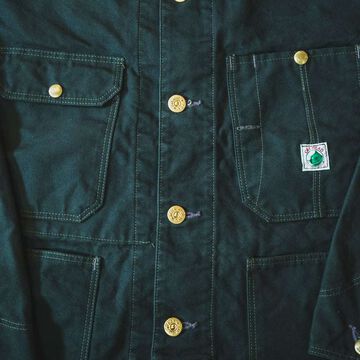 TCB 13.5oz Cat Head Jacket Green Canvas,, small image number 1