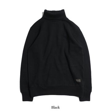 TR24AW-203 Naval High Neck Long Sleeve Shirt,BLACK, small image number 0