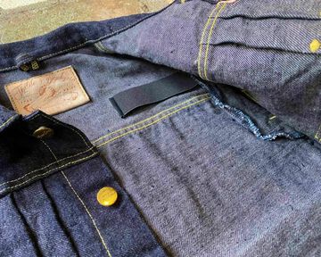 GZ-111MJ-0301 JEAN JACKET GZ111MJ - 16OZ Left-woven,, small image number 7