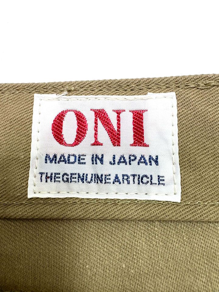 ONI266SVC-KHB Selvedge Chino Khaki Beige Relax Straight,, medium image number 8