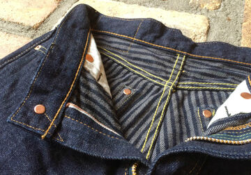 GZ-16SLST-Z01HCZIPOW 16oz Hickory ZIP jeans  Slim Straight(One washed),, small image number 5