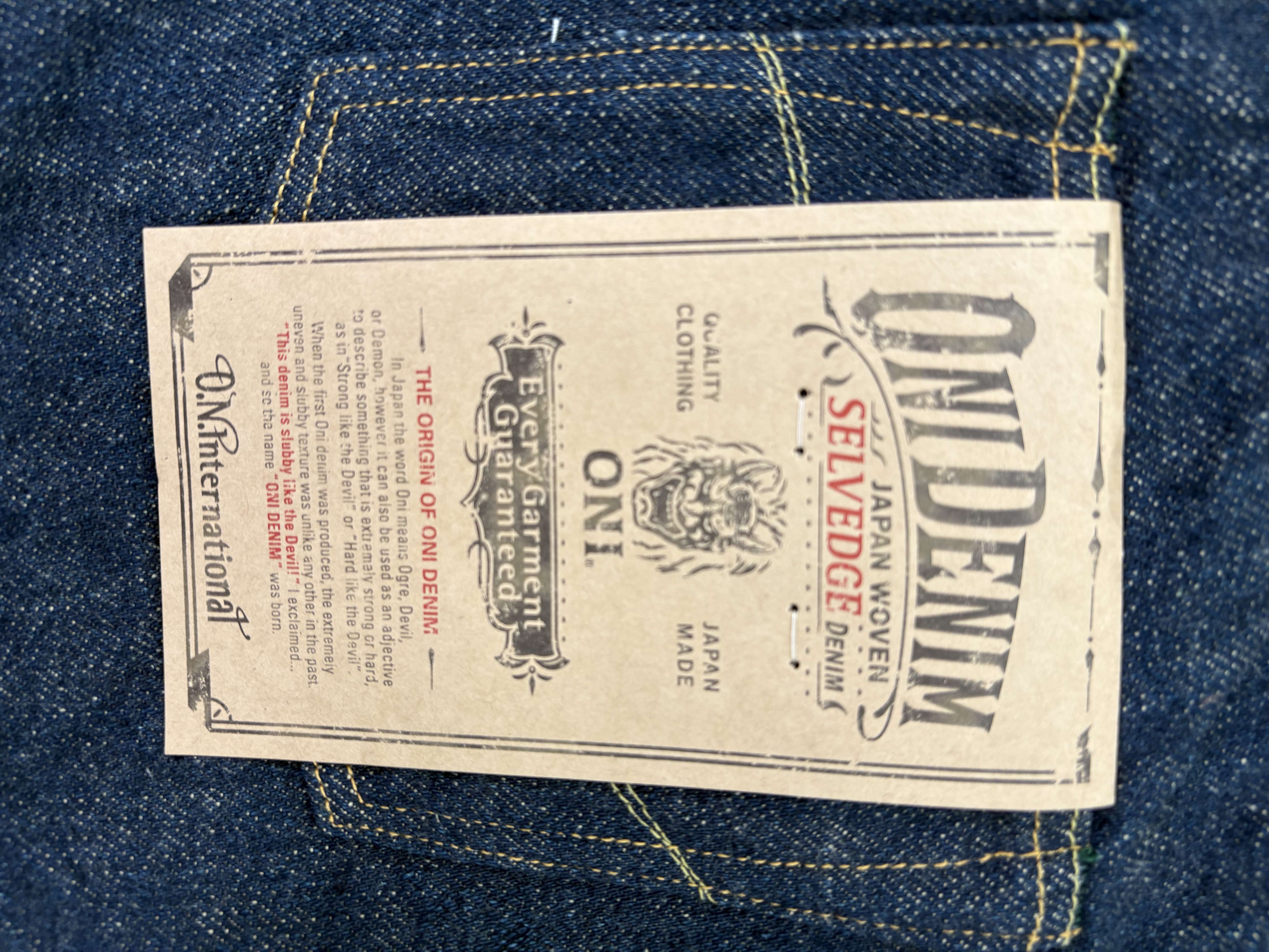 DENIMIO | ONI622ZR-KAB 20oz Secret Denim Relax Tapered