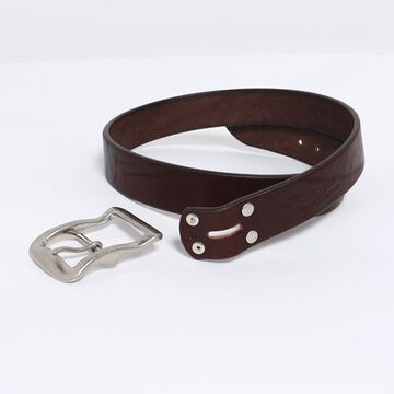 LE-4168 Shoulder leather belt (Black),, small image number 4