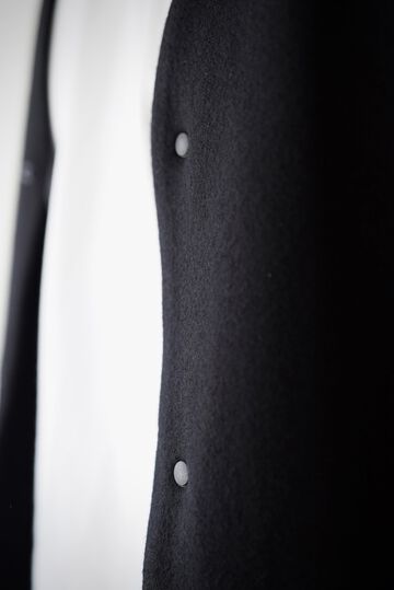 【CAPERTICA】CAP707CS09 Super140s Washable Wool MW_Jersey / Long Cardigan,BLACK, small image number 4