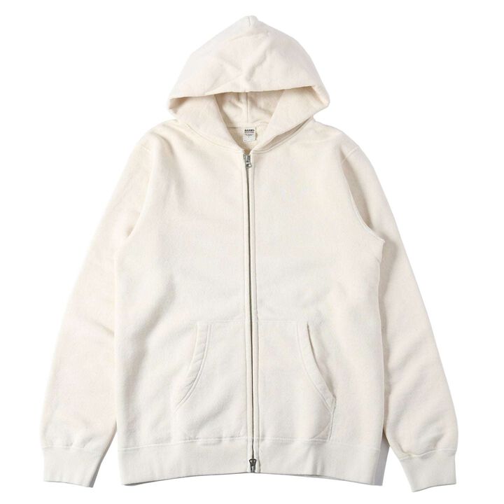 BR-4931N "TSURI-AMI" Loopwheel SWEAT ZIP PARKA -IVORY-L,IVORY, medium