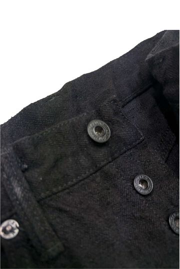ONI246CCD-BKBK 15oz Crushed Concrete Denim Black x Black Kabuki Selvedge  Neat Straight,, small image number 4