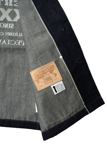 XX602BE (SP5) 15.8oz "XXXX-EXTRA" NATURAL INDIGO 5 CONTINENTS ORGANIC COTTON DENIM VEST,, small image number 3
