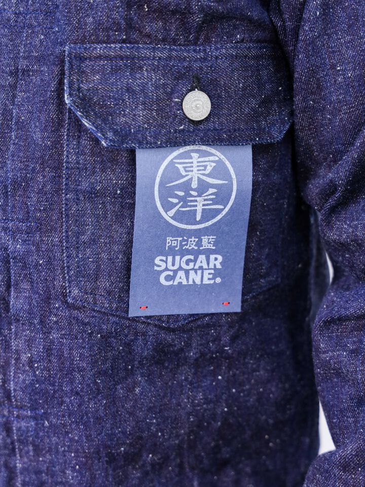 SC11201 13oz Awa-Aikon indigo Denim Blouse-42,, medium image number 10