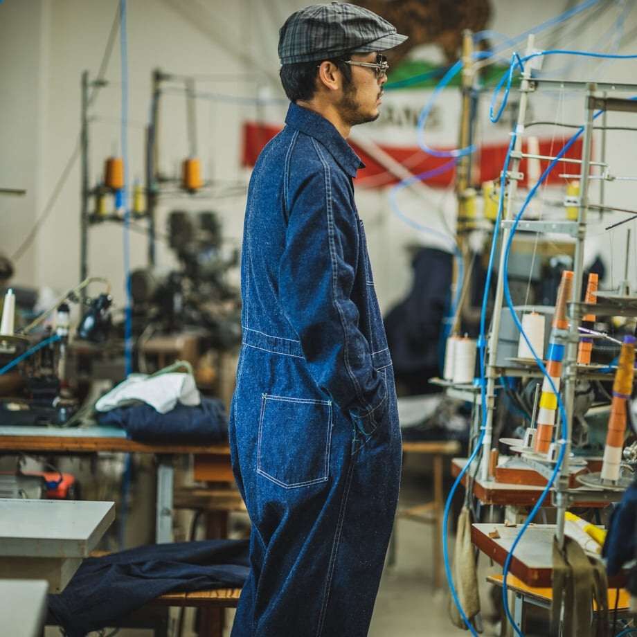 DENIMIO | TCB 11.87oz Black Cat Crew Suit