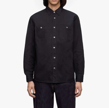 MMLS6005 SASHIKO L/S SHIRT,INDIGO, small image number 0