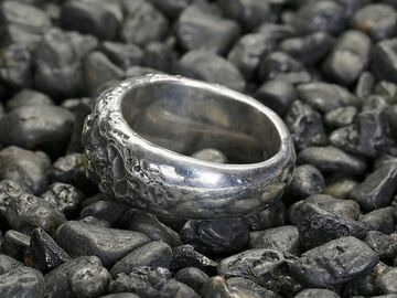 HYAS-273 Brass Cross Rough Cross Ring,, small image number 3