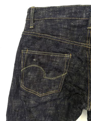 ONI902-KASURI 17oz ONI Kasuri Denim High Rise Relax Tapered,, small image number 6
